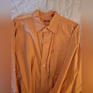 Eddie Baur orange dress shirt